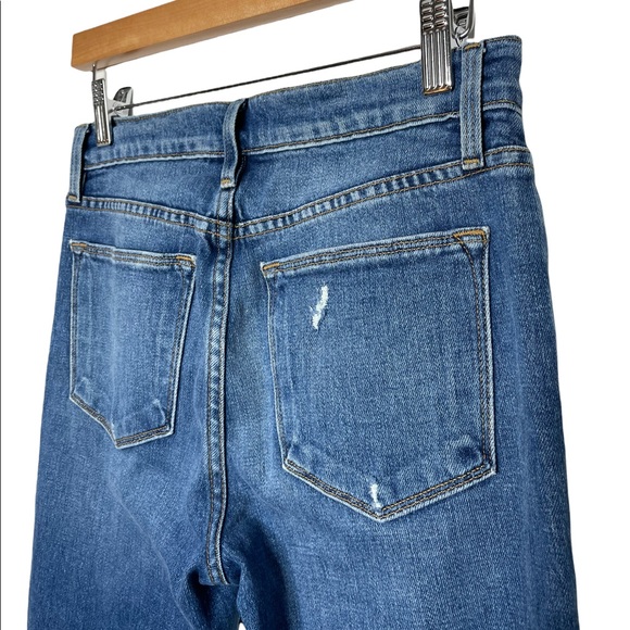 Frame | Le High Straight Jeans in Thistlemore 24 - Picture 4 of 7